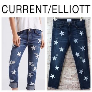 Current Elliott Fling High Waist Boyfriend Jeans